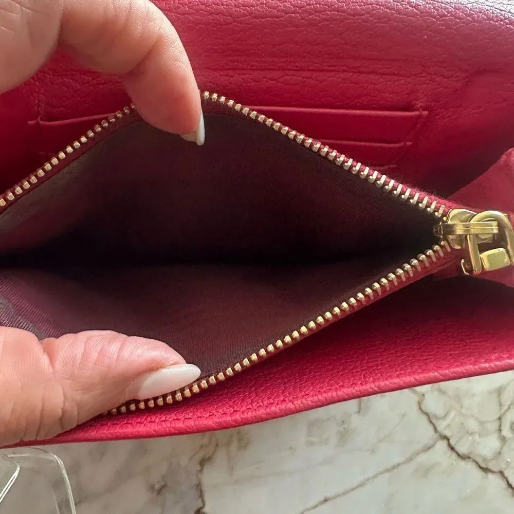 Miu Miu Raspberry Pink Envelope Wallet - Picture 6 of 17